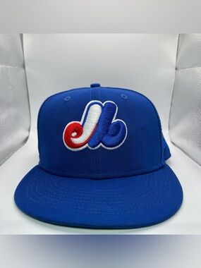 New Era 59FIFTY Montreal Expos Hat 7 1/2 Generational Legends 07/07/01 Side Logo